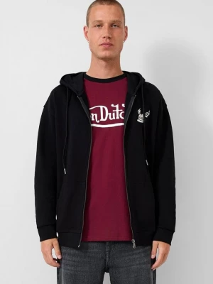 Foto van product Sweatjack met borduursel en patch | QS x Von Dutch zwart