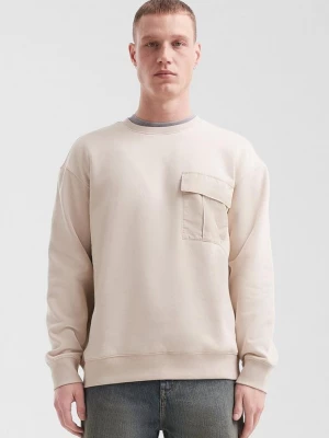 Foto van product Sweatshirt met borstzak en ribboord in regular fit QS beżowy