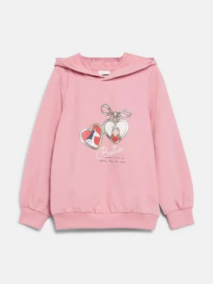 Foto van product Sweatshirt met folieprint en capuchon s.Oliver roze