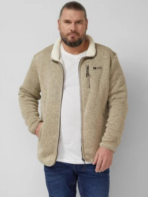 Foto van product Sweatshirt met pluche teddyvoering en ritssluiting s.Oliver beżowy