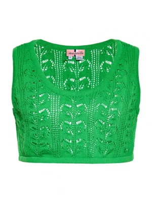 Foto van product swirly Gebreide top groen