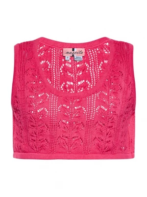 Foto van product swirly Gebreide top pink