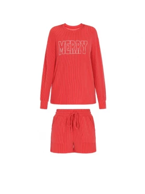 Foto van product swirly Pyjama rood / wit
