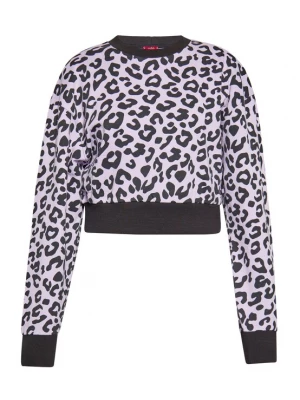 Foto van product swirly Sweatshirt lichtlila / zwart