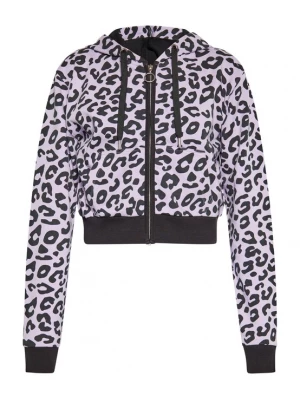 Foto van product swirly Sweatvest lavendel / zwart