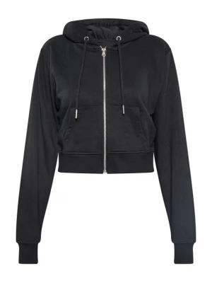 Foto van product swirly Sweatvest zwart