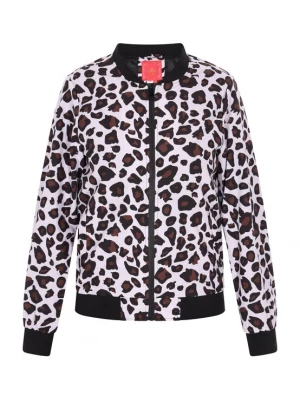 Foto van product swirly Tussenjas bruin / zwart / offwhite