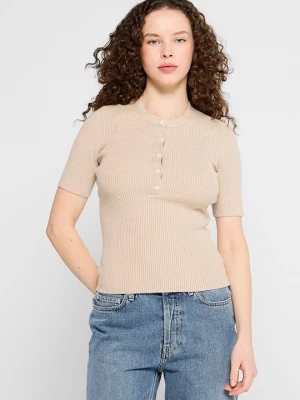 Foto van product T-shirt basic Abercrombie & Fitch beżowy
