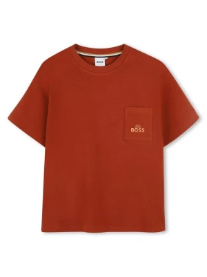 Foto van product T-shirt basic Boss donkerrood