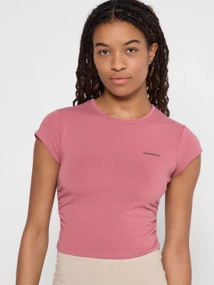 Foto van product T-shirt basic Converse donkerroze