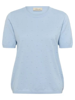 Foto van product T-shirt basic Cream lichtblauw