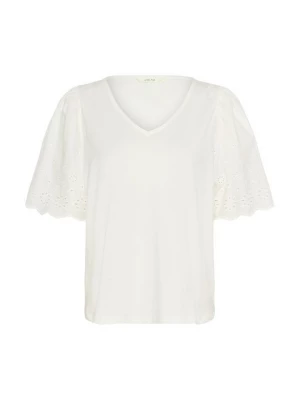 Foto van product T-shirt basic Cream wit