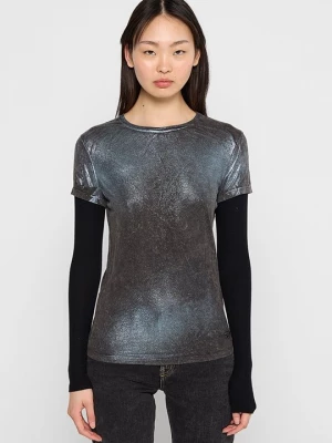 Foto van product T-shirt basic Diesel zilverkleurig
