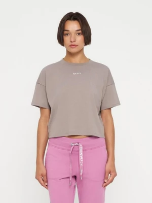 Foto van product T-shirt basic DKNY bruin