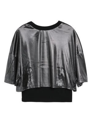 Foto van product T-shirt basic DKNY zilverkleurig