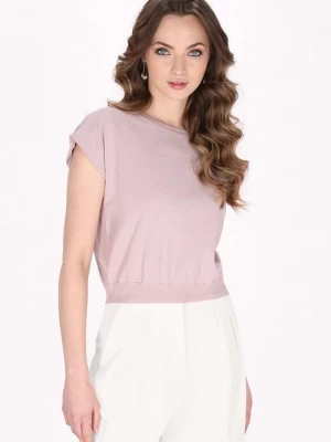 Foto van product T-shirt basic Dreimaster donkerroze