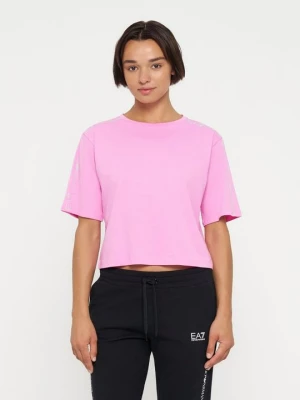 Foto van product T-shirt basic EA7 Emporio Armani donkerroze