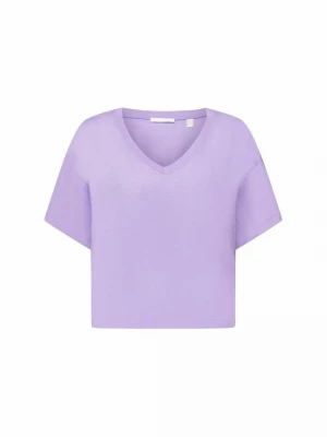 Foto van product T-shirt basic Esprit donkerpaars