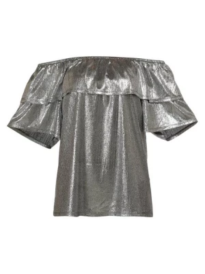 Foto van product T-shirt basic Faina zilverkleurig