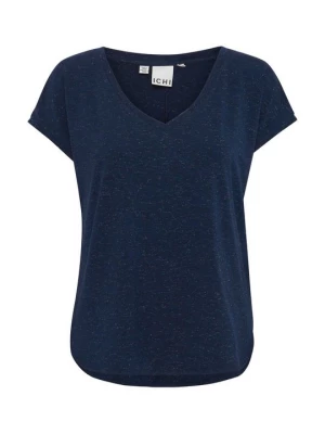 Foto van product T-shirt basic Ichi donkerblauw