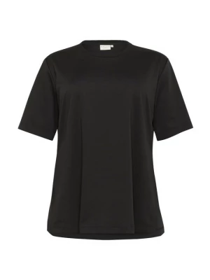 Foto van product T-shirt basic Kaffe gemêleerd zwart