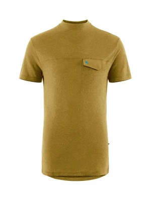 Foto van product T-shirt basic Klättermusen mosterdgeel
