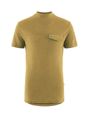 Foto van product T-shirt basic Klättermusen mosterdgeel