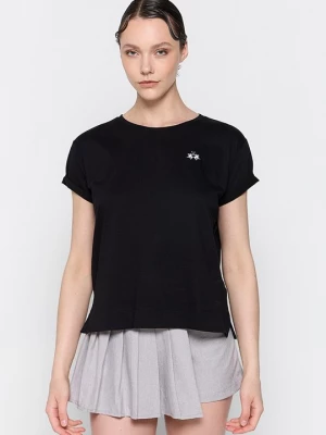 Foto van product T-shirt basic La Martina zwart