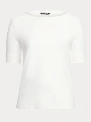 Foto van product T-shirt basic Lauren Ralph Lauren crème