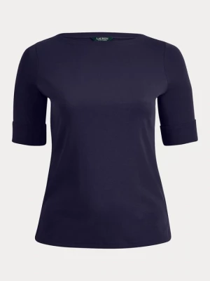 Foto van product T-shirt basic Lauren Ralph Lauren donkerblauw