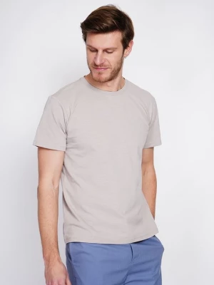 Foto van product T-shirt basic Le Jardin du Lin beżowy