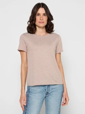Foto van product T-shirt basic Le Jardin du Lin beżowy