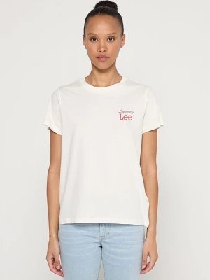 Foto van product T-shirt basic Lee crème