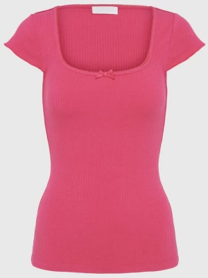 Foto van product T-shirt basic LeGer donkerroze