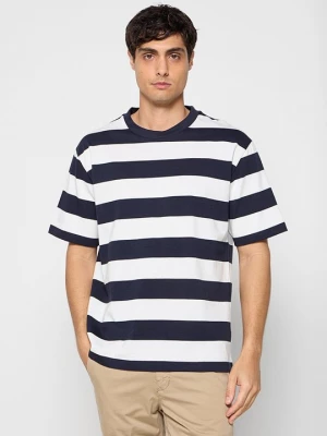 Foto van product T-shirt basic lindbergh donkerblauw