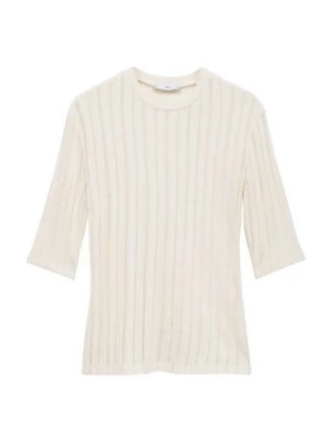 Foto van product T-shirt basic Mango crème