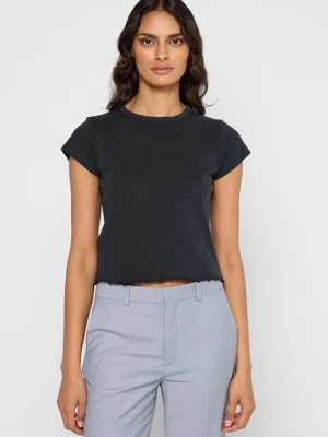 Foto van product T-shirt basic Mango donkergrijs