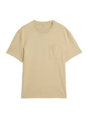 Foto van product T-shirt basic Marks & Spencer zandkleur