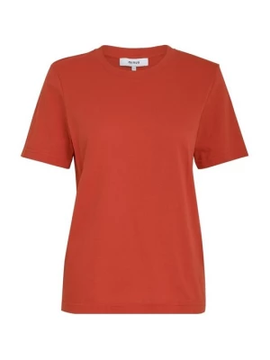 Foto van product T-shirt basic Minus donkerrood gemêleerd