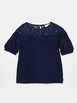 Foto van product T-shirt basic Monnalisa donkerblauw