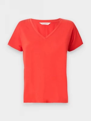 Foto van product T-shirt basic MSCH Copenhagen lichtrood