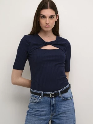 Foto van product T-shirt basic My Essential Wardrobe donkerblauw