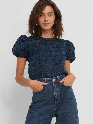 Foto van product T-shirt basic NA-KD donkerblauw