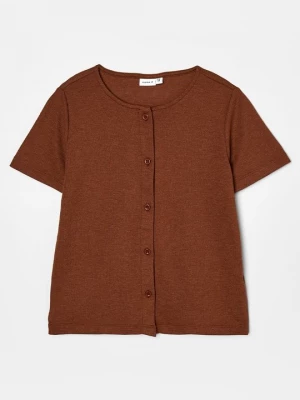 Foto van product T-shirt basic NAME IT bruin