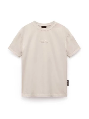 Foto van product T-shirt basic Napapijri zilverkleurig
