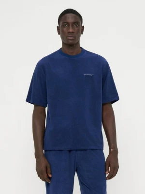 Foto van product T-shirt basic Off White donkerblauw