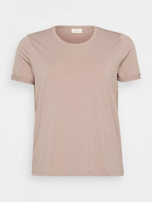 Foto van product T-shirt basic ONLY Carmakoma beżowy