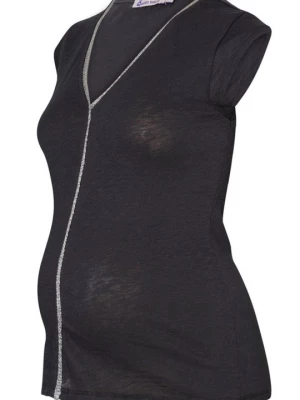 Foto van product T-shirt basic Queen Mum donkergrijs