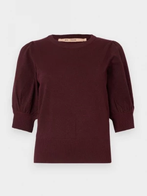 Foto van product T-shirt basic Rue De Femme bordeauxrood