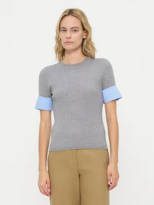 Foto van product T-shirt basic Sandro grijs